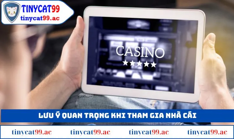 Lưu ý quan trọng khi tham gia nhà cái