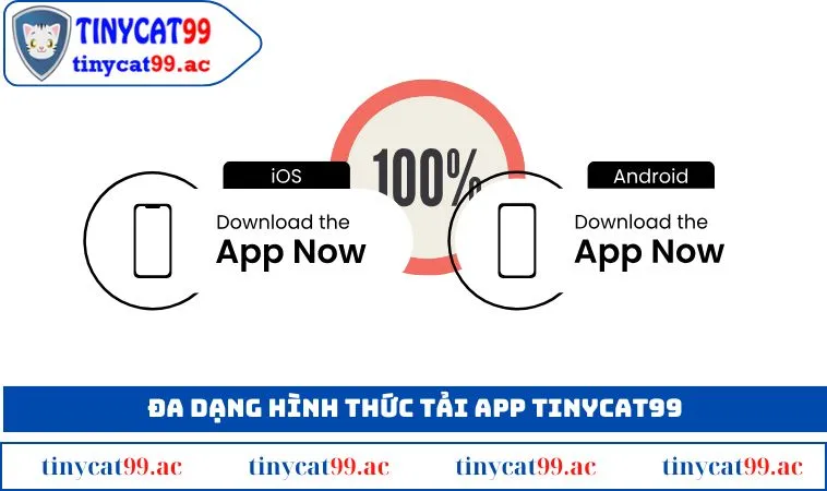 Đa dạng hình thức tải app TINYCAT99 cho newbie 2025